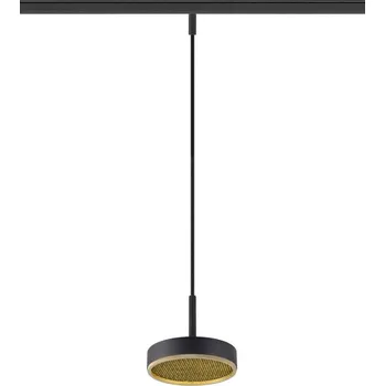 Bodové svítidlo SLV - BIG WHITE GRIP! FLAT 48V závěsné svítidlo, DALI, délka závěsu 200 cm, 2700/3000 K, černé / zlaté - BIG WHITE (SLV) LA 1009018