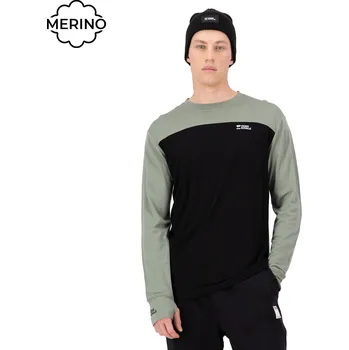 Pánské tričko Tričko Mons Royale Yotei Merino LS willow/black XL 2026 - Odesíláme do 24 hodin