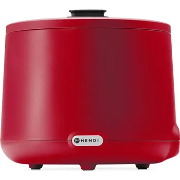 Konvice na polévku UNIQ, HENDI, designed by Robert Bronwasser, 8L, Červená, 220-240V/500W, 365x(H)325mm | 860571