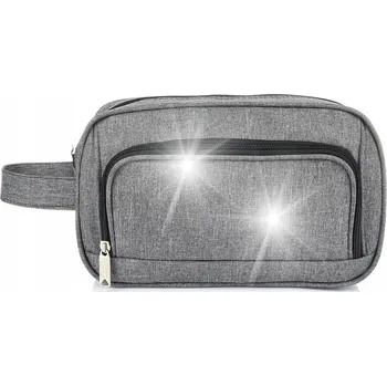 Kosmetická taška Beltimore šedá cestovní kosmetická taška premium