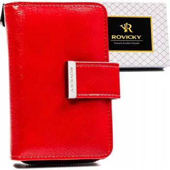 Peněženka Rovicky dámská peněženka z pravé kůže červená