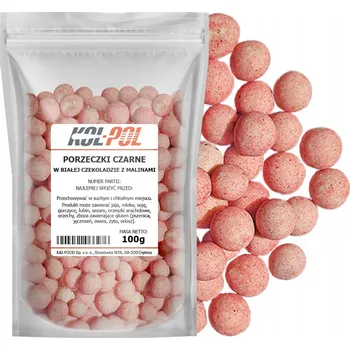 Čokoláda ČERNÝ RYBÍZ V BÍLÉ ČOKOLÁDĚ 100g Lyofilizovaný rybíz Kol-Pol