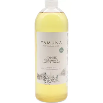 Masážní přípravek YAMUNA Sněhová vločka rostlinný masážní olej 1000ml