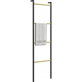 HOMCOM Stojan na ručníky, 4 tyče, ocel, 49x167,5 cm