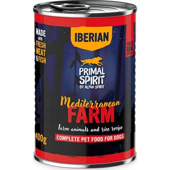 Krmivo pro psa Primal Spirit pro psy Iberian Mediterranean Farm (dospělý) 400g