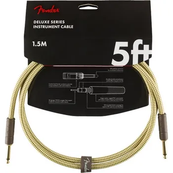 Audio kabel Fender Deluxe Series 5' Instrument Cable Tweed + prodloužená záruka 3 roky