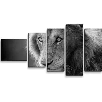Obraz Sablio Obraz - 5-dílný Lvíček - 100x60 cm