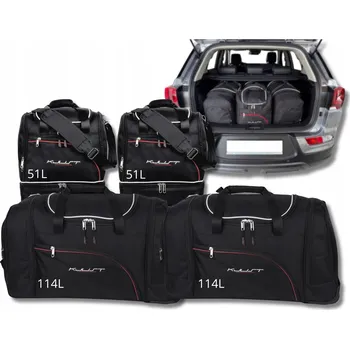 Organizér do auta Sada tašek KJUST do zavazadlového prostoru pro SSANGYONG KORANDO 2019-