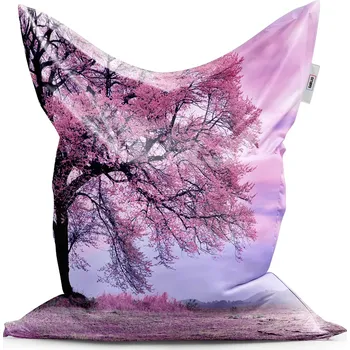 Sedací pytel Sablio Sedací vak Classic Růžový strom - 150x100 cm
