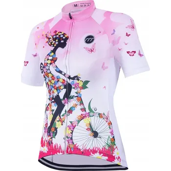 Dámská košile Cyklistický dres Madani L růžový
