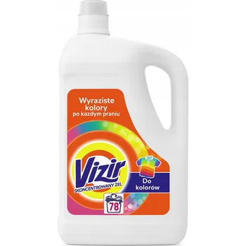 Prací prostředek Vizir Gel na praní barevného prádla 3,9L Color 78 praní
