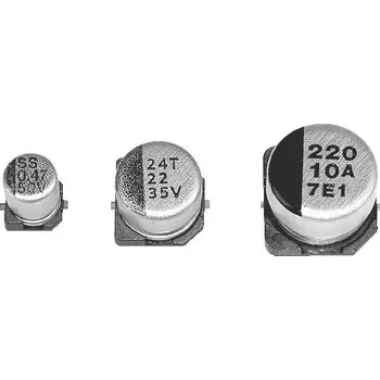 KJ Electronics elektrolytický kondenzátor 16 V/DC 20 procent (Ø x v) 8 mm x 10.5 mm 1 ks