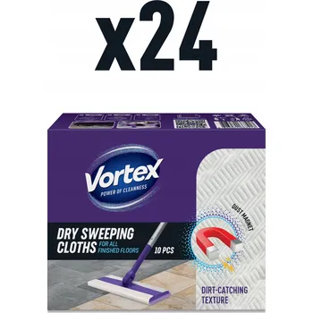 Utěrka Netkaná textilie Vortex v balení 10 ks, bílá