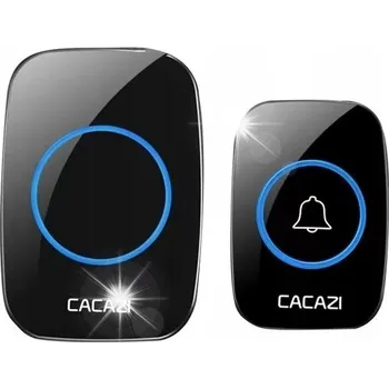 Domovní zvonek BEZDRÁTOVÝ ZVONEK KE DVEŘÍM VODĚODOLNÝ IP44 300m NA BATERIE