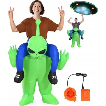 Karnevalový kostým NAFUKOVACÍ KOSTÝM KOSMITY NA PÁRTY VTIPNÝ DÁREK KOSTÝM NA PÁRTY