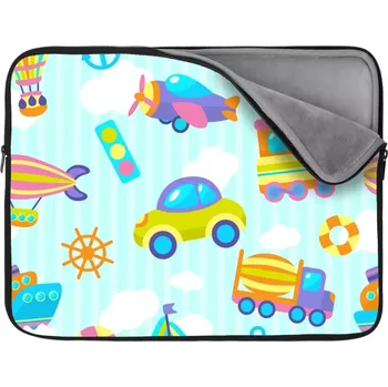 pouzdro na notebook Sablio Obal na notebook Autíčka - 13"