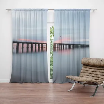 Závěs Sablio Závěs Molo s červánky: 2ks 140x250cm