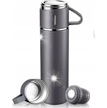 Termoska Termos na teplé a studené nápoje 500ml s hrnkem