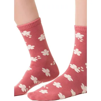 Pánské ponožky Růžové froté ponožky se vzorem - Steven, Růžová 35/37 i41_9999935441_2:růžová_3:35/37_