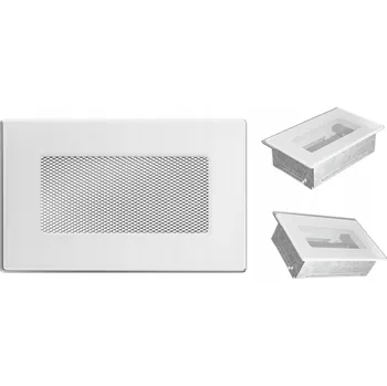 Větrací mřížka Mřížka výdechová lakovaná Kratki bílá