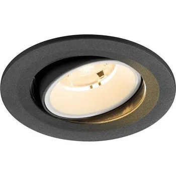 Bodové svítidlo SLV - BIG WHITE NUMINOS® MOVE S Stropní vestavné svítidlo, 2700 K, 20°, IP20, kulaté, černé / bílé - BIG WHITE (SLV) LA 1009488