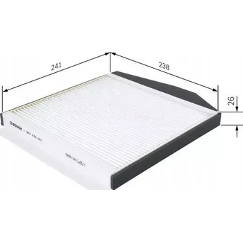 Kabinový filtr Bosch 1 987 435 061 Filtr, ventilace prostoru pro cestující