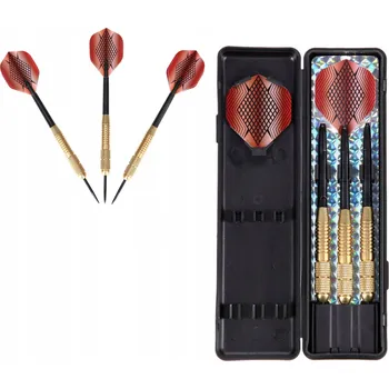 Šipka Šipky na Dart Zestaw NILS FUN Šipky Ostré Kovové 20 G Mosazné