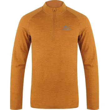 Husky Pánské merino termoprádlo triko Merow zip M mustard Velikost: M