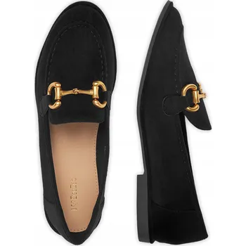 Dámské mokasíny Deezee dámské mokasíny černé 1-141-1