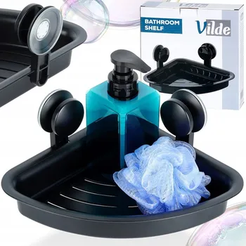 Koupelnový nábytek POLICE DO KOUPELNY na přísavky nástěnná pod sprchu na kosmetiku a doplňky