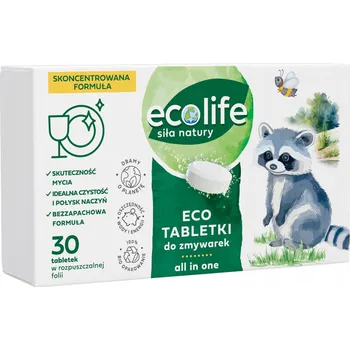 ECOLIVE All-in-One Tablety do myčky 30 ks BIO bez chemie