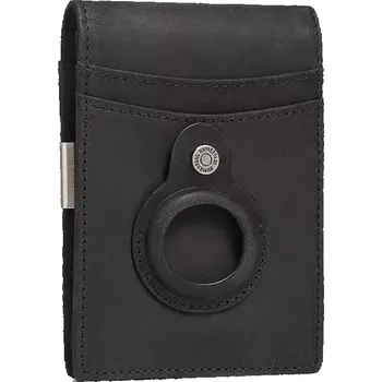 Peněženka Humerpaul kožená peněženka s klipem Černá