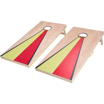 Dřevěná hračka Vevor Hra cornhole 4×2 ft, masivní dřevěná prkna, 8 vaků, s rukojetí