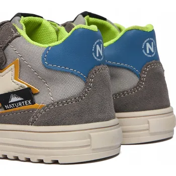 Dámské tenisky Naturino tenisky pro chlapce Antracitová-Mléčná-Azurová Hess 3 Vl Wp. 201859