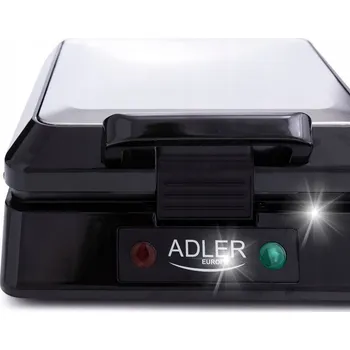 Vaflovač VAFLOVAČ NA 4 VAFLE VÝKON 1500W INOX ADLER AD3036