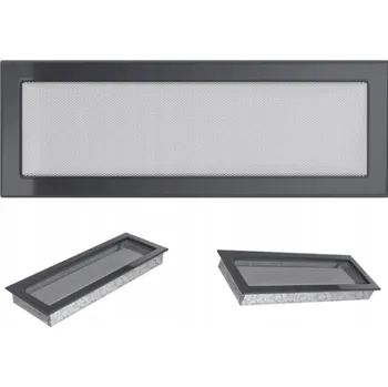 Větrací mřížka Mřížka výdechová lakovaná Kratki šedá