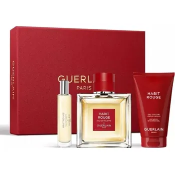 Dámský parfém Guerlain Habit Rouge - EDT 100 ml + sprchový gel 75 ml + EDT 10 ml