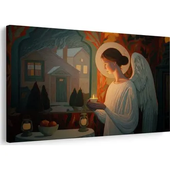 Vánoční dekorace Dovido Obraz vánoční andělíček