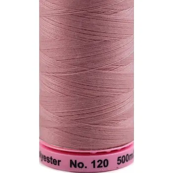 Nit Polyesterové nitě návin 500 m Aspo Amann, střední, 0284 hnědorůžová