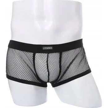Pánské spodní prádlo Sexy pánské průhledné boxerky ze síťoviny - L