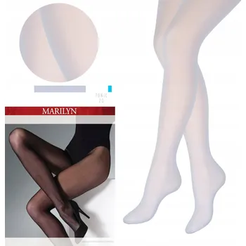 Dámské punčochy Hladké Punčocháče Marilyn Tonic 20 dámské matné Punčocháče Marilyn 20den světle modré velikost 1/2