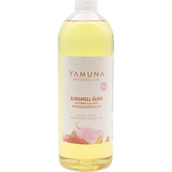 Masážní přípravek YAMUNA Karamelový sen rostlinný masážní olej 1000ml
