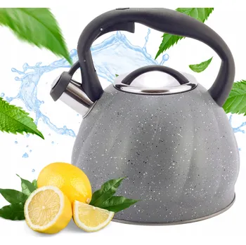 Varná konvice Tradiční ocelová Konvice Kamille 3 l šedá