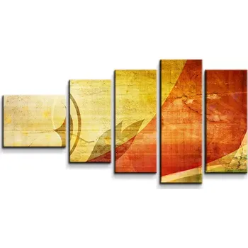 Obraz Sablio Obraz - 5-dílný Retro motiv - 100x60 cm