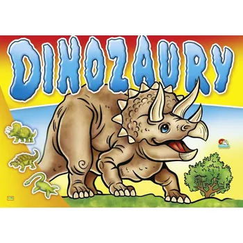 První čtění Kolorowanka dinozaury książeczka z ilustracjami prehistorycznych gadów do samodzielnego kolorowania dla dzieci ciekawych dinozaurów i historii malowanka dinozaury edukacyjna zestaw kolorowanek do książeczka do kolorowania z rysunkami tyranozaura tricerato