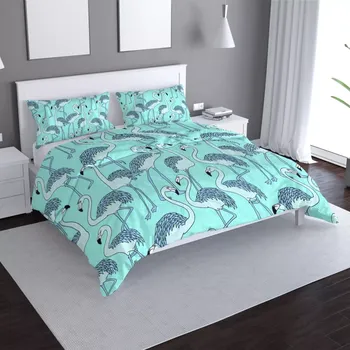 Povlečení Sablio Povlečení Plameňáci - 140x220 / 90x70