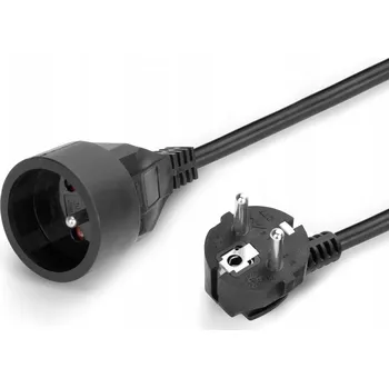 Napájecí kabel Zahradní Prodlužovací Kabel , jednoduchý Montis 15 m, 1 ks zásuvek, černý
