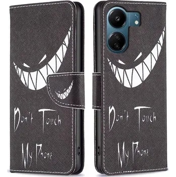 Pouzdro na mobilní telefon Flipové pouzdro Erbord pro Xiaomi Redmi 13C / Poco C65 černé