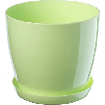 Květináč Květináč plast zelený Kadax 14,5 cm x 18 x 16 cm