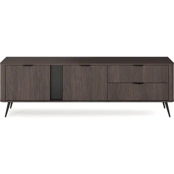 Televizní stolek VERIS d | TV stolek RTV 195 2D2S | 195,2 cm | dub dunin